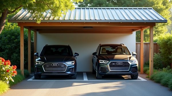 Brauchen Sie Platz für zwei Fahrzeuge? Tipps zum Doppelcarport